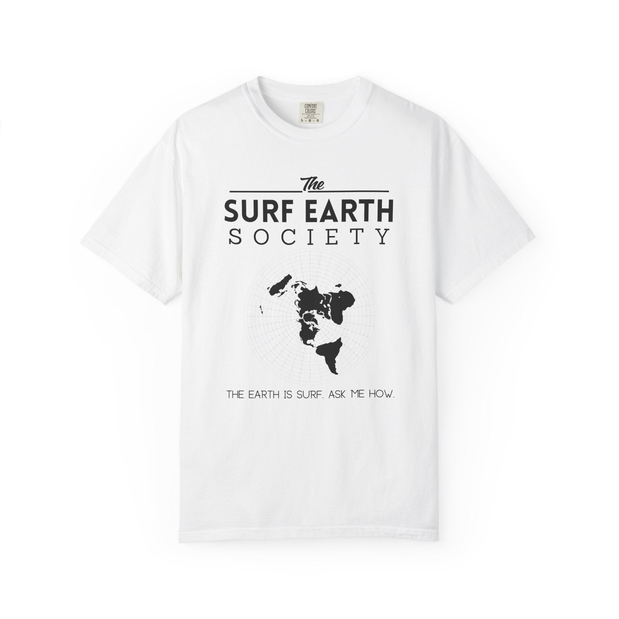 THE SURF EARTH SOCIETY Logo/Map T-Shirt
