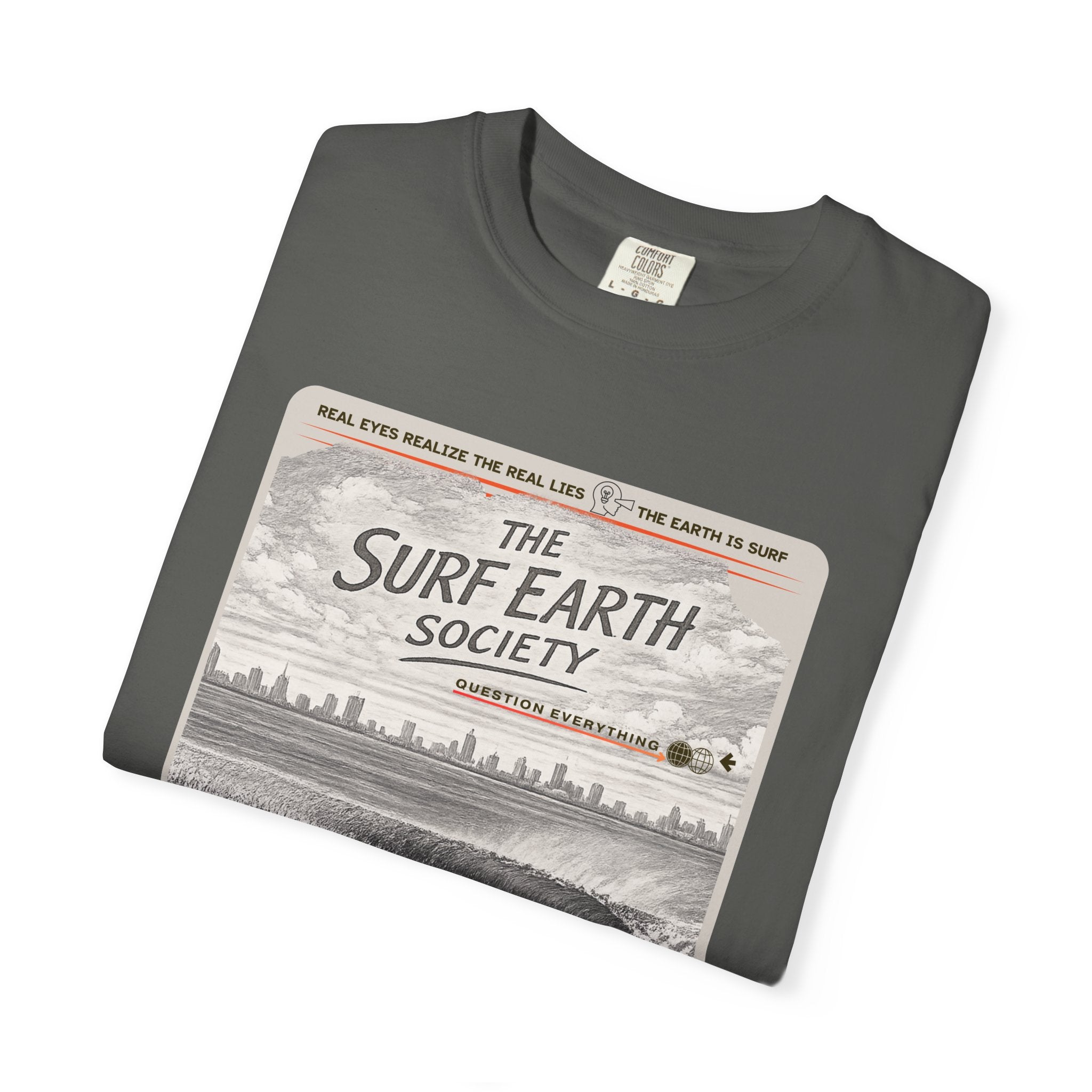 Australia Perfection THE SURF EARTH SOCIETY Sketch Art T-Shirt