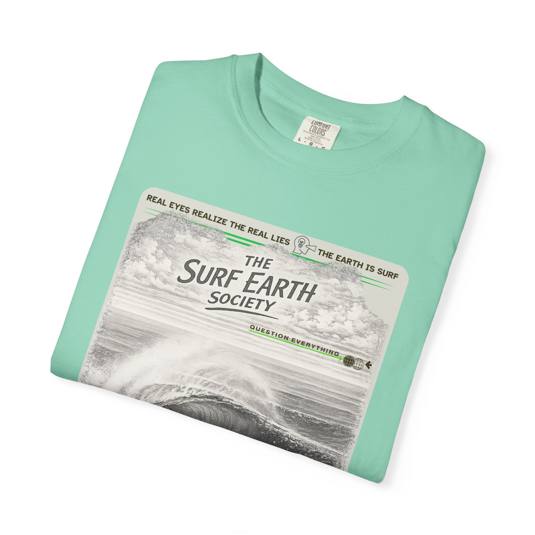 California Beauty THE SURF EARTH SOCIETY Sketch Art T-Shirt