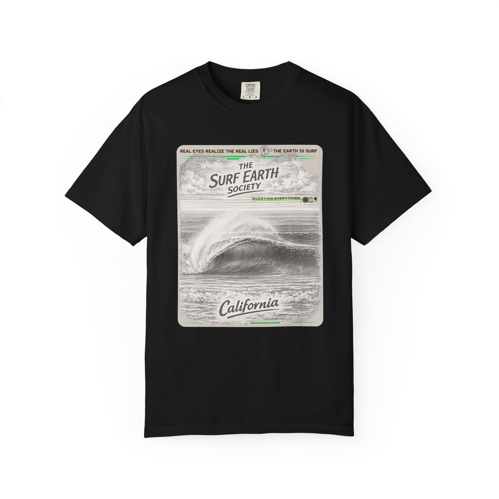 California Beauty THE SURF EARTH SOCIETY Sketch Art T-Shirt