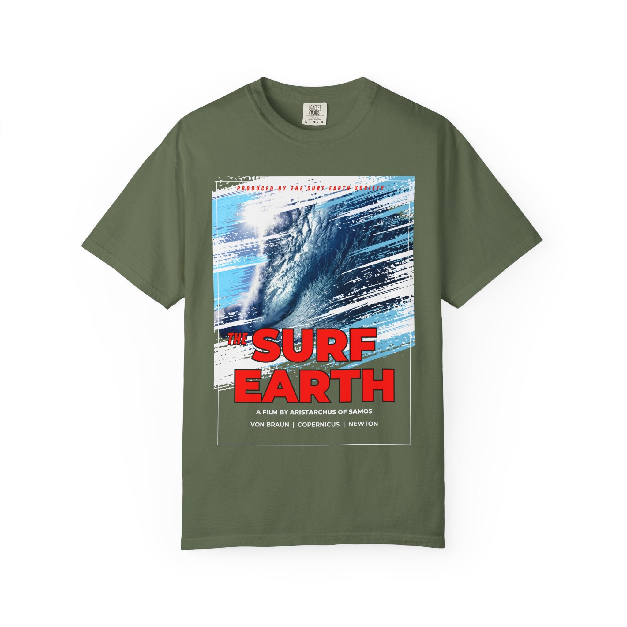 SURF EARTH Vintage Surf Movie Poster T-Shirt