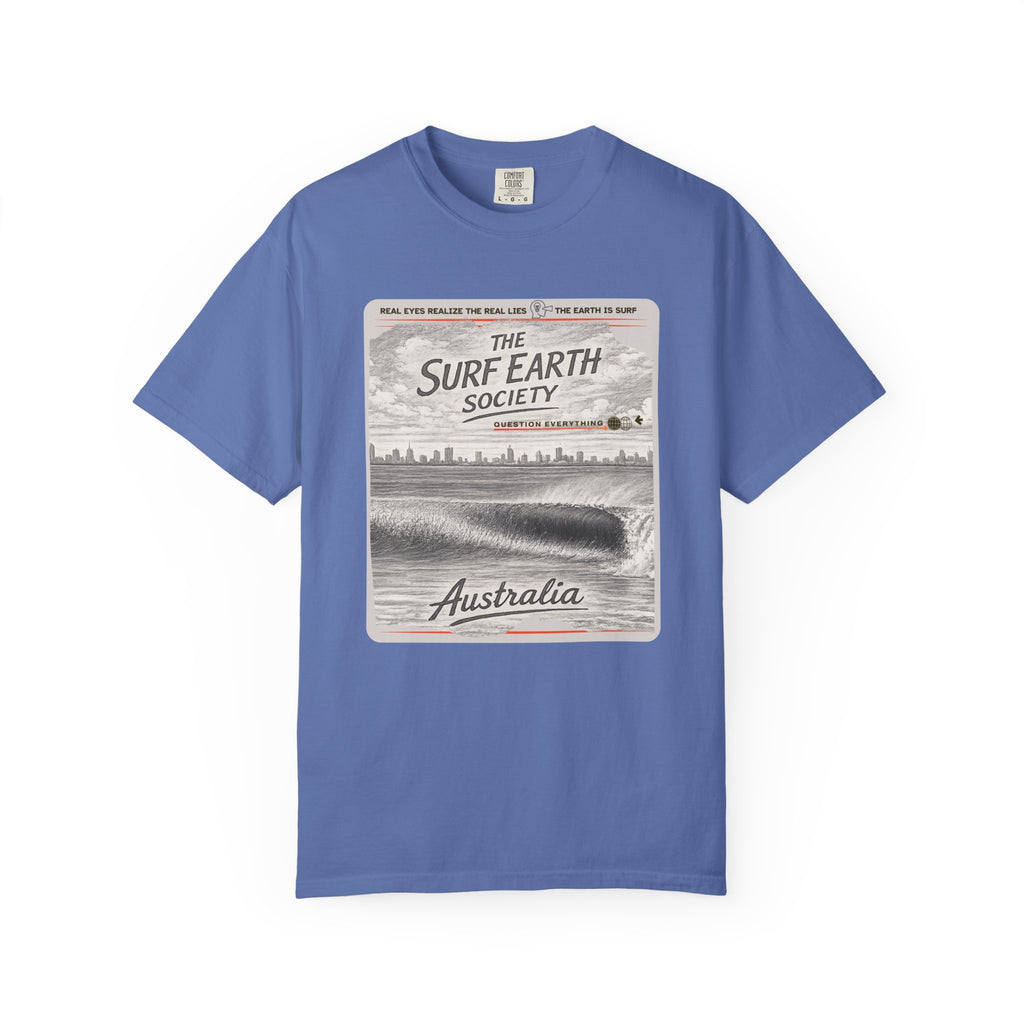 Australia Perfection THE SURF EARTH SOCIETY Sketch Art T-Shirt