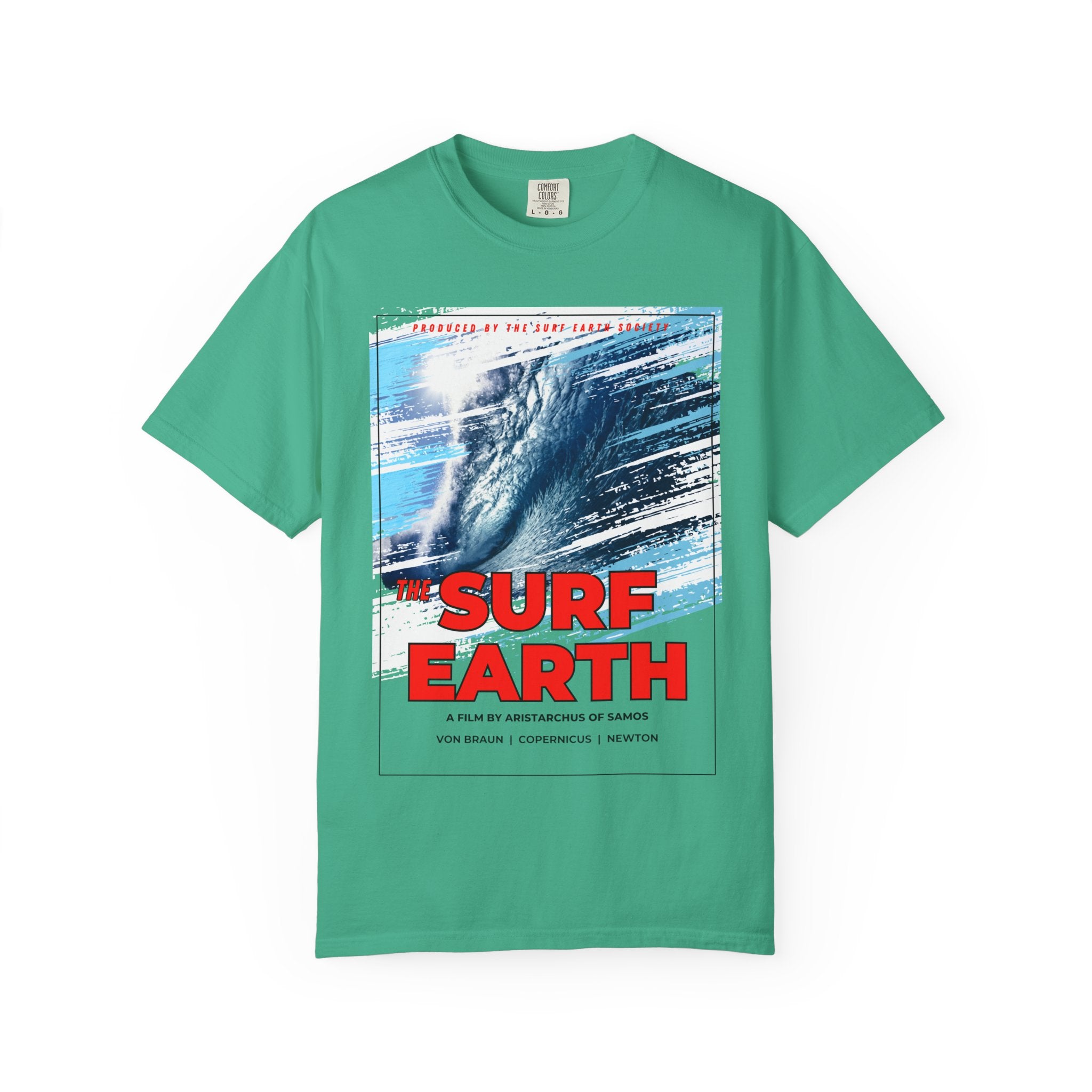 SURF EARTH Vintage Surf Movie Poster T-Shirt