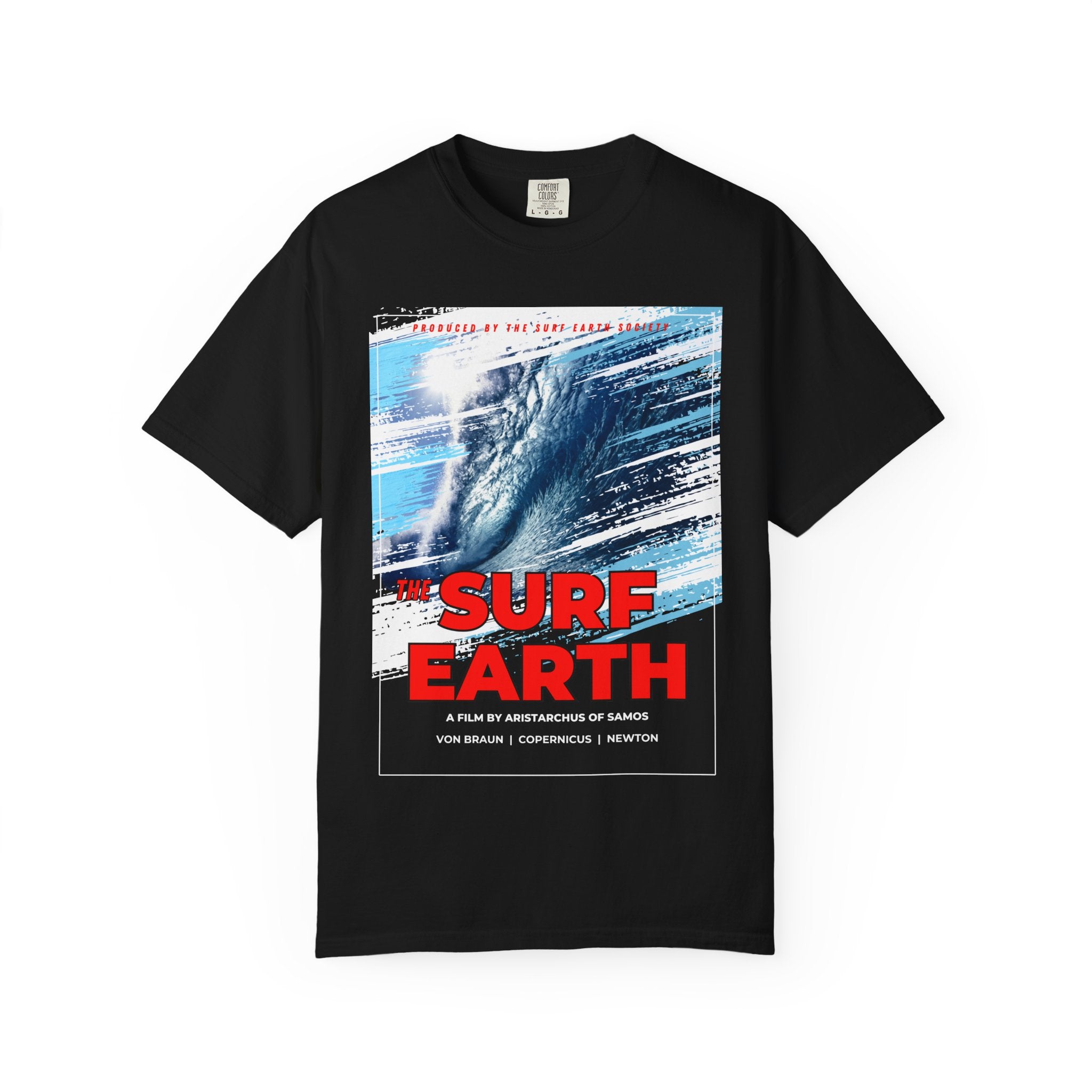SURF EARTH Vintage Surf Movie Poster T-Shirt