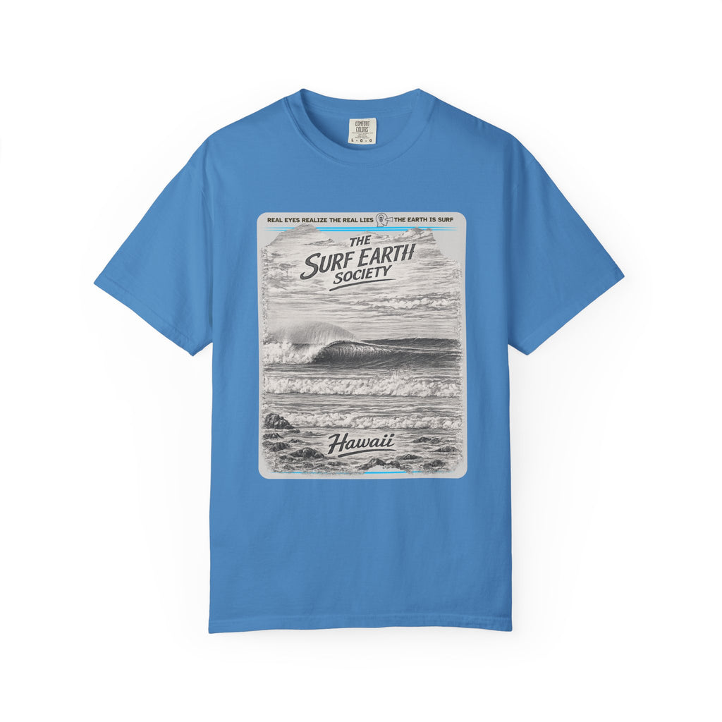 Hawaii Power THE SURF EARTH SOCIETY  Sketch Art T-Shirt