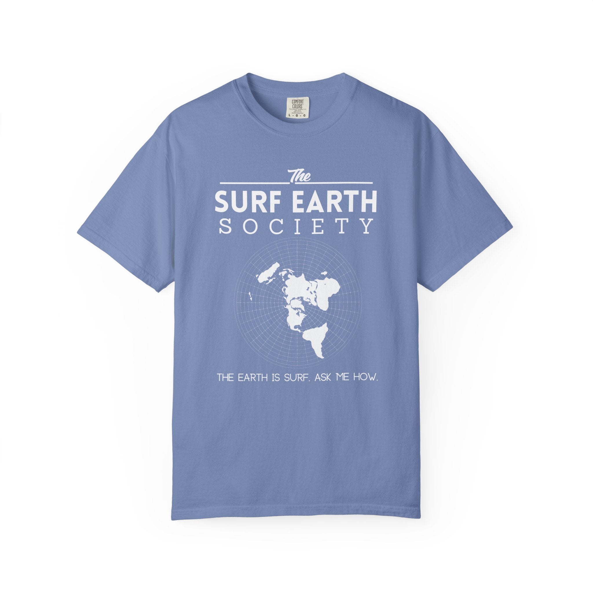 THE SURF EARTH SOCIETY Logo/Map T-Shirt
