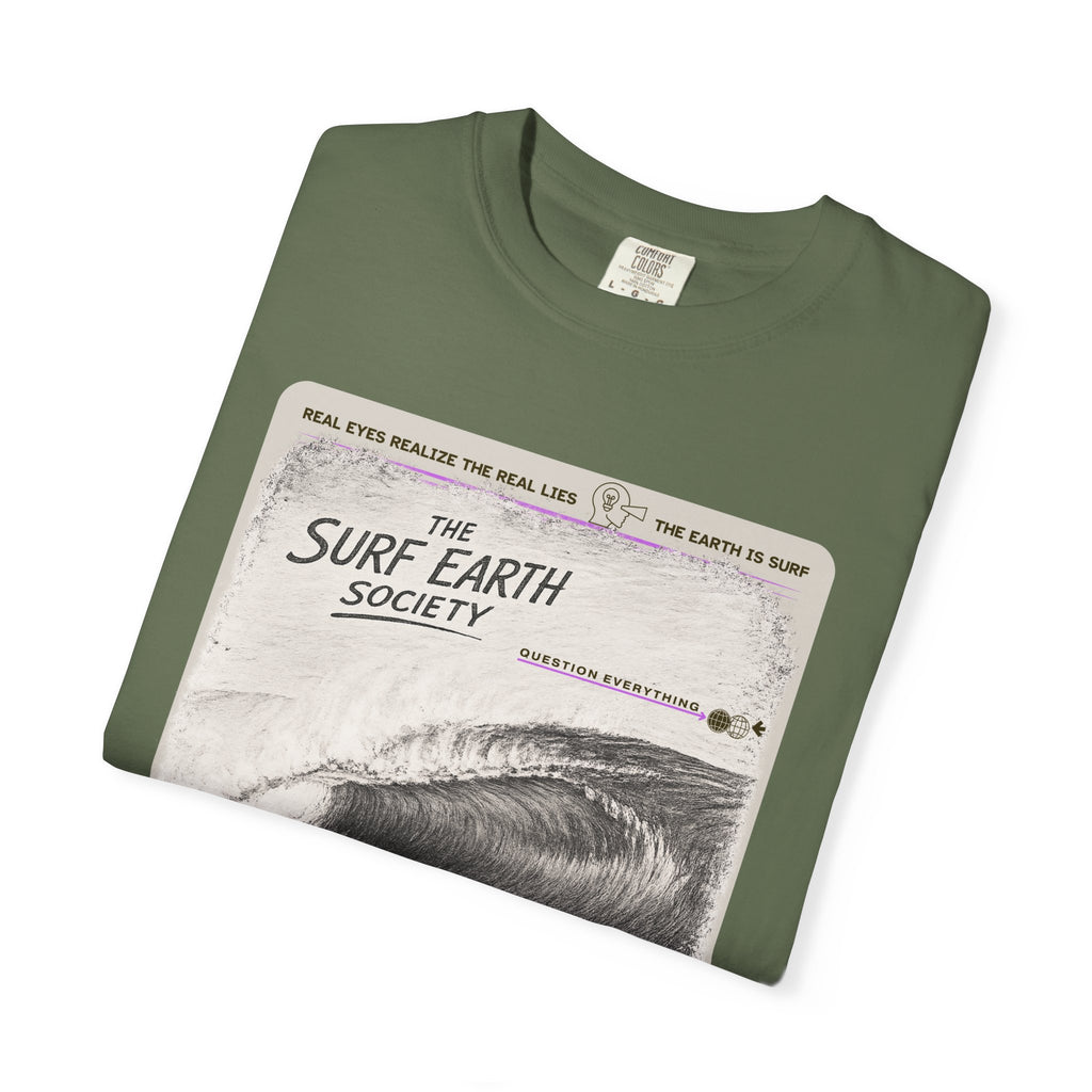 Tahiti Perfection THE SURF EARTH SOCIETY Sketch Art T-Shirt