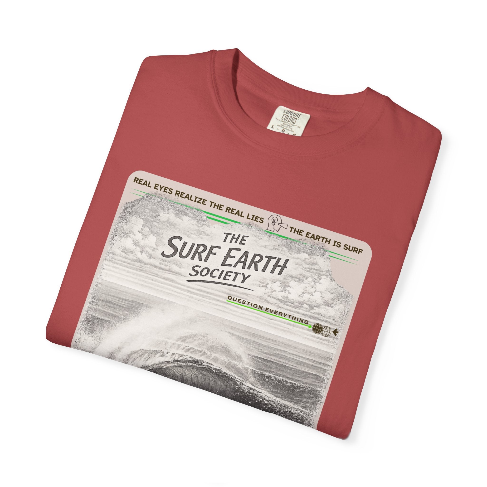 California Beauty THE SURF EARTH SOCIETY Sketch Art T-Shirt