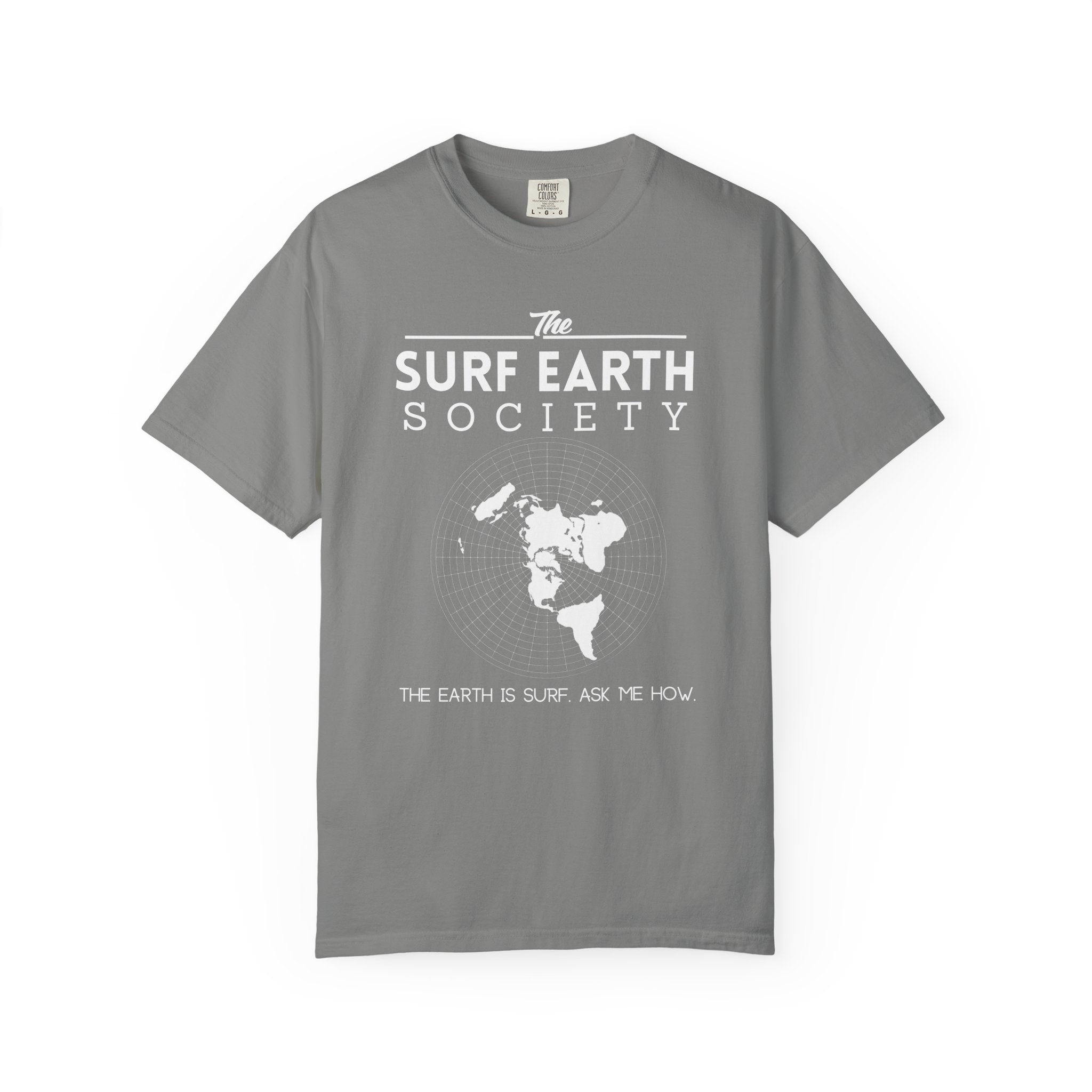 THE SURF EARTH SOCIETY Logo/Map T-Shirt