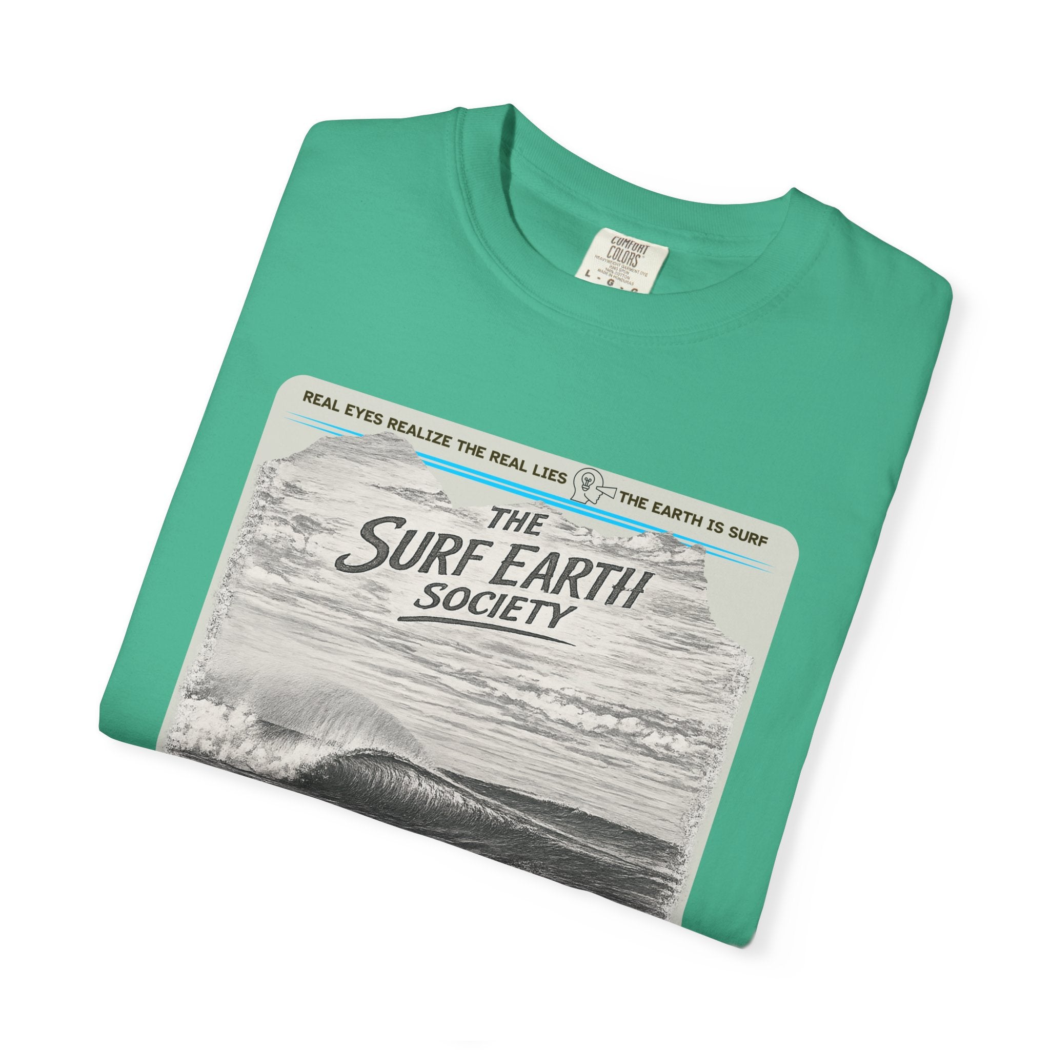 Hawaii Power THE SURF EARTH SOCIETY  Sketch Art T-Shirt