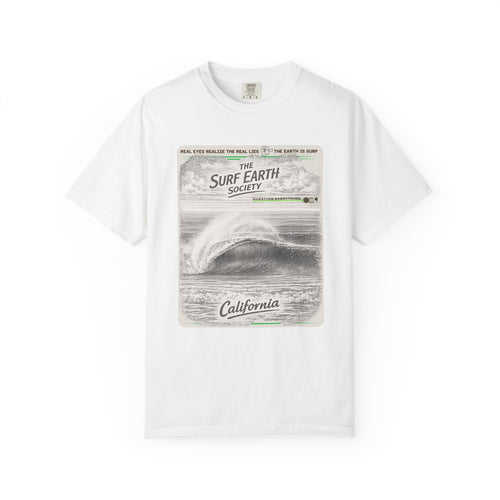 California Beauty THE SURF EARTH SOCIETY Sketch Art T-Shirt