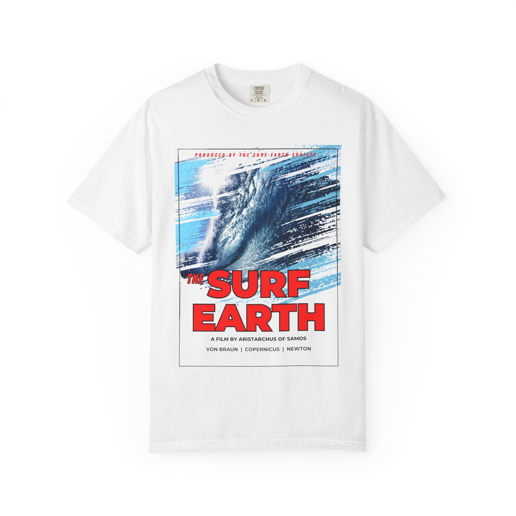 SURF EARTH Vintage Surf Movie Poster T-Shirt