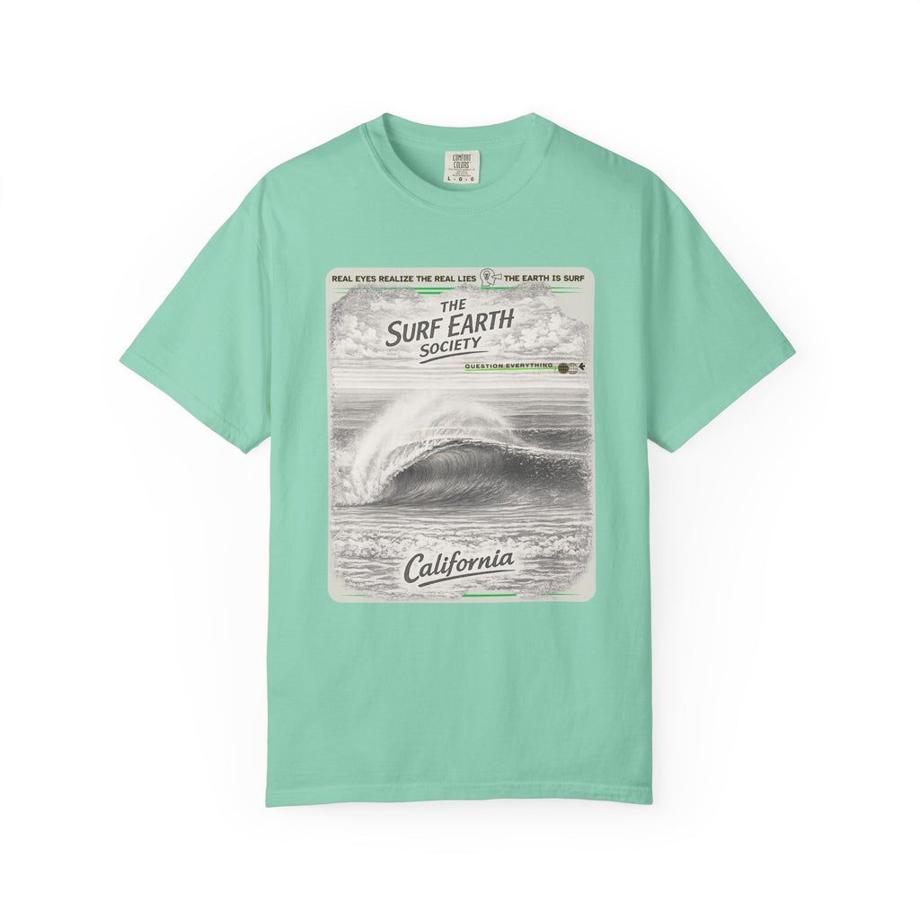 California Beauty THE SURF EARTH SOCIETY Sketch Art T-Shirt