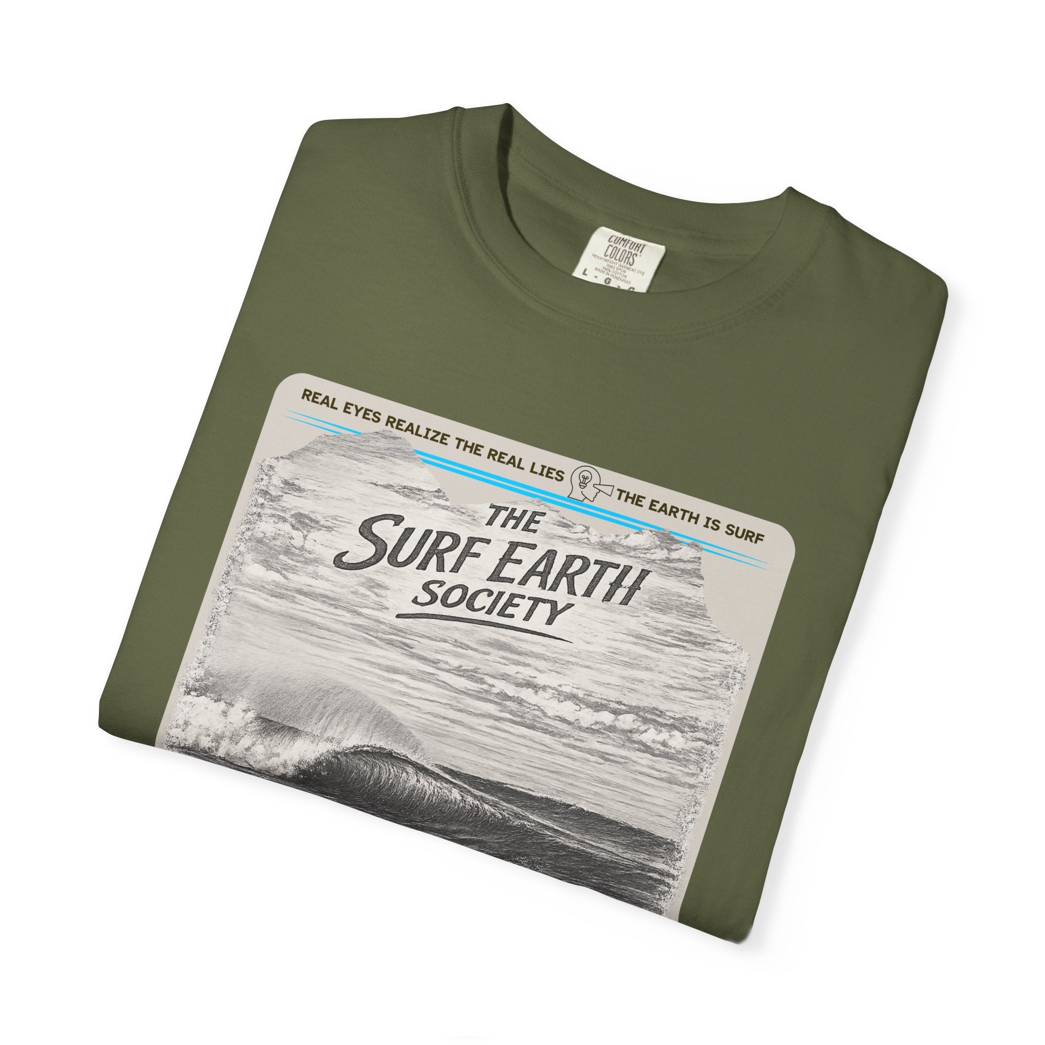 Hawaii Power THE SURF EARTH SOCIETY  Sketch Art T-Shirt