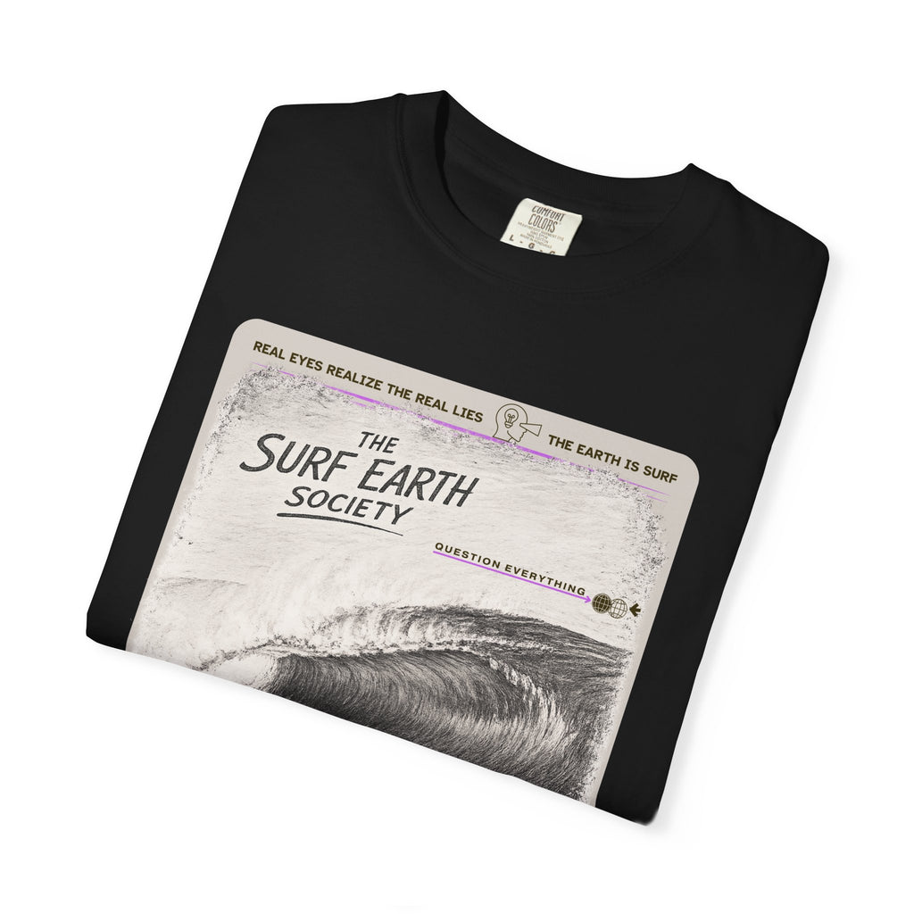 Tahiti Perfection THE SURF EARTH SOCIETY Sketch Art T-Shirt