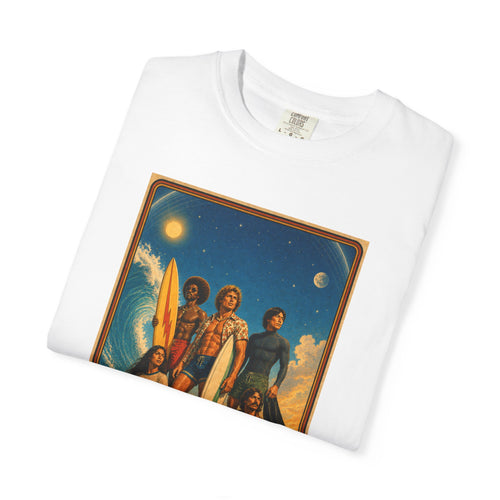 SURF EARTH Retro Beach Crew T-Shirt