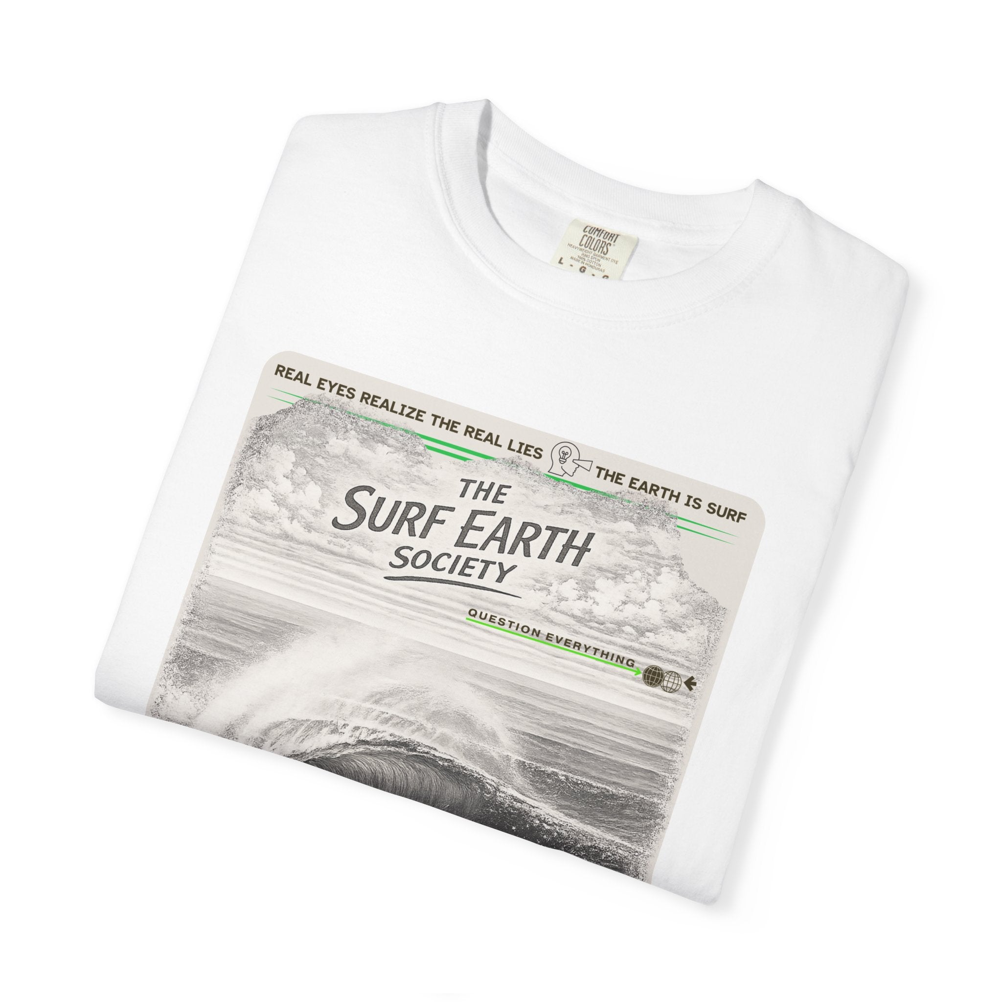 California Beauty THE SURF EARTH SOCIETY Sketch Art T-Shirt