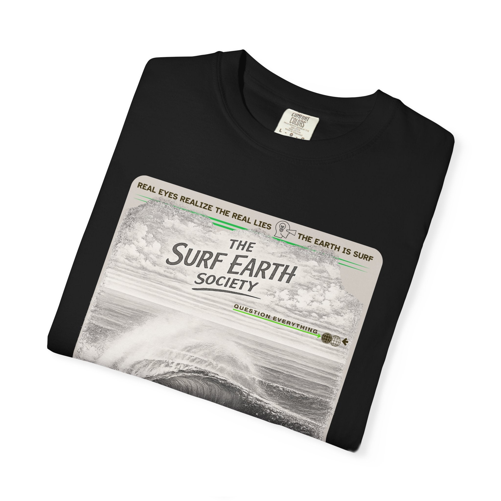 California Beauty THE SURF EARTH SOCIETY Sketch Art T-Shirt