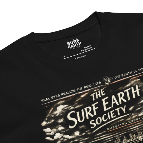 The Surf Earth Society Vintage Australia Rustic graphic tee in navy FOLDED