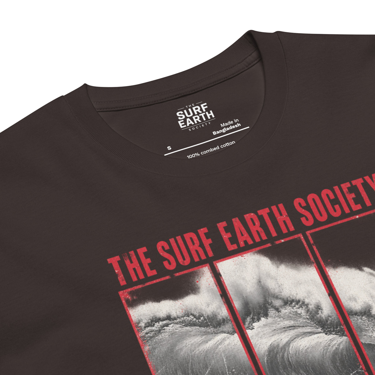 Premium Japan Surf T-shirt vintage cool coal color