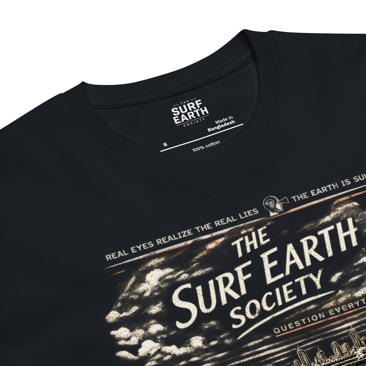 The Surf Earth Society Vintage Australia Rustic graphic tee in navy